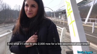 Public Agent - Creampie climax after outdoor sex - 04/17/2018