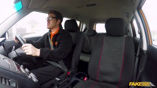 Fake Driving School - Ebony Jai James finds it harder - 04/16/2018