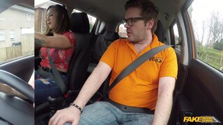 Fake Driving School - Cute Spanish learner loves big cock - 05/14/2018