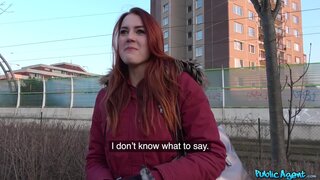 Public Agent - Great body and red hair takes cock - 06/07/2018