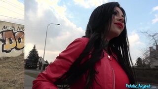 Public Agent - Big Tits and tattoos fucked outside - 06/12/2018