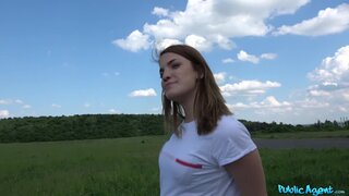 Public Agent - Small boobed cutie fucks in woods - 09/04/2018