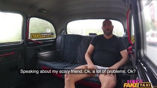 Female Fake Taxi - Busty blonde takes cock to pay fare - 10/12/2018