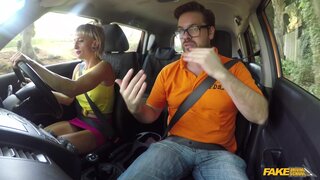 Fake Driving School - Petite German pussy gets creampied - 11/05/2018