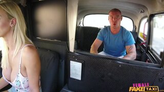 Female Fake Taxi - Passenger obsessed by drivers tits - 11/09/2018