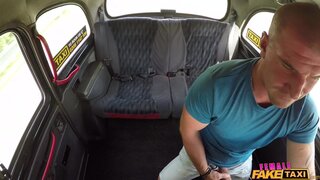 Female Fake Taxi - Passenger obsessed by drivers tits - 11/09/2018