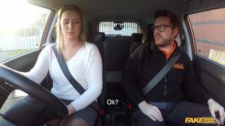 Fake Driving School - Czech babe orgasms after 1st lesson - 12/17/2018