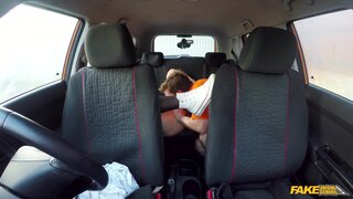 Fake Driving School - Czech babe orgasms after 1st lesson - 12/17/2018