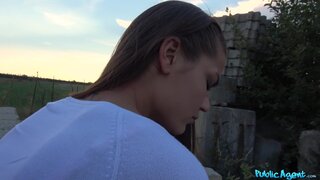 Public Agent - Tight pussy fucked for cash outside - 12/18/2018