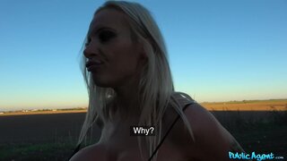 Public Agent - Teasing dirty talking busty blonde - 12/25/2018