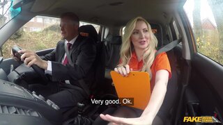 Fake Driving School - Mature guy fucks blonde bombshell - 01/07/2019