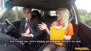 Fake Driving School - Mature guy fucks blonde bombshell - 01/07/2019