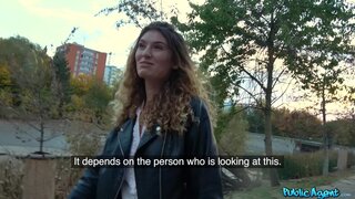 Public Agent - Sexy models night time public fuck - 01/17/2019