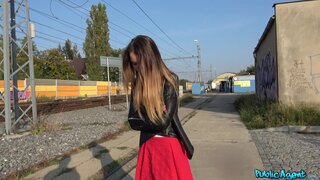 Public Agent - Pantyless and fucked hard - 01/22/2019