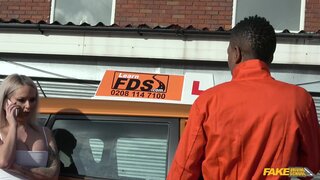 Fake Driving School - BBC stretches cheating wet pussy - 03/11/2019