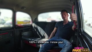 Female Fake Taxi - Horny driver recognises studs cock - 04/29/2019