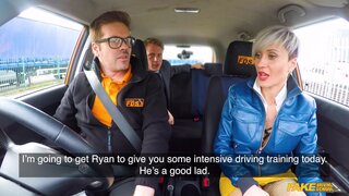 Fake Driving School - Boss fucks sexy hot blonde employee - 06/03/2019
