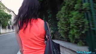 Public Agent - Slim nymphs public train track fuck - 07/18/2019