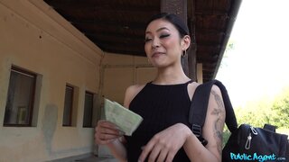 Public Agent - Japanese beauty fucks for cash - 09/03/2019