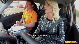 Fake Driving School - Hot blonde MILF wants her licence - 11/18/2019