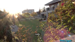 Public Agent - Cum play in my lady garden - 12/02/2019