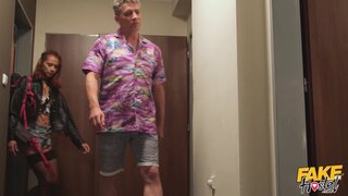 Fake Hostel - Slim and Thicc girl threesome - 02/08/2021
