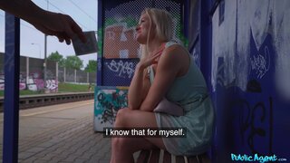 Public Agent - Blonde Fucked Behind Train Station - 03/08/2021