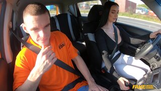 Fake Driving School - Instructor Cheats with Hot Student - 03/03/2021