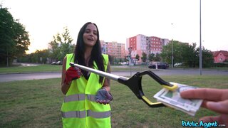 Public Agent - Litter Picker Fucked in the Woods - 04/26/2021