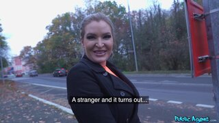 Public Agent - Tight Leather Trousers and Big Tits - 08/10/2021