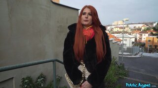 Public Agent - Redhead with a Bubble Butt Ass - 05/14/2022