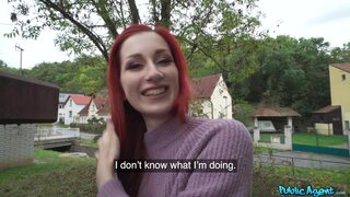 Public Agent - Tattoo Redhead Rides for Cash - 05/28/2022