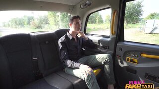 Female Fake Taxi - Fucked Hard in White Leggings - 07/26/2022