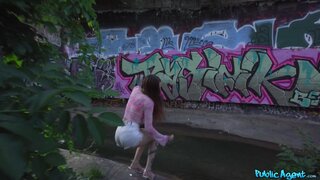 Public Agent - Tattooed Columbian Doggystyle POV - 01/04/2023