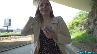 Public Agent - Shy and Tight Outdoor Fuck - 02/13/2023