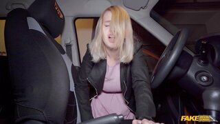Fake Driving School - Big dick stretches big tits blonde - 07/09/2023