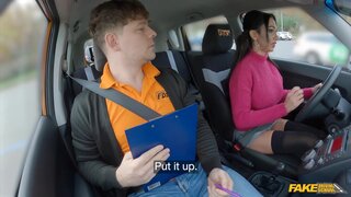 Fake Driving School - Big tits student stuns her teacher - 11/07/2023