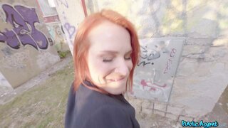 Public Agent - Russian redhead fucked in public - 03/01/2024