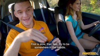 Fake Driving School - Italian takes cock to pass exam - 04/15/2024