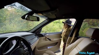 Public Agent - Hitchhiker sucks big dick for ride - 04/26/2024