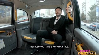 Female Fake Taxi - Fast hard fuck to calm his nerves - 08/27/2024