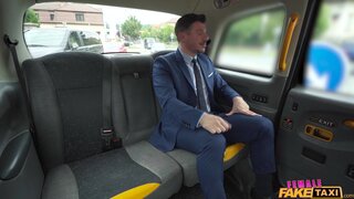 Female Fake Taxi - Suited, Booted, Cums in her Mouth - 11/07/2024