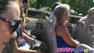 Crazy College GFs - Double Decker Blow - 11/27/2014