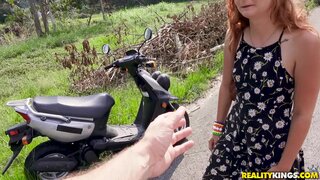 Street BlowJobs - Scooter Trouble - 12/03/2017