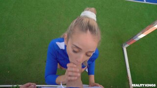 Teens Love Huge Cocks - Fellatio Over Football - 05/06/2022