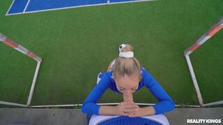 Teens Love Huge Cocks - Fellatio Over Football - 05/06/2022