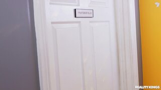 Crazy College GFs - College Slut Gets Prof And Janitor Threesome - 01/20/2024