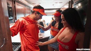 Crazy College GFs - Traveling Fan Fuck Fest - 04/17/2025