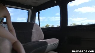 Bang Bus - Rebecca Linares Rocking Out W/Her tits Out! - 03/23/2011