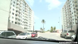 Bang Bus - Petite girl gets to ride a cock - 07/25/2012